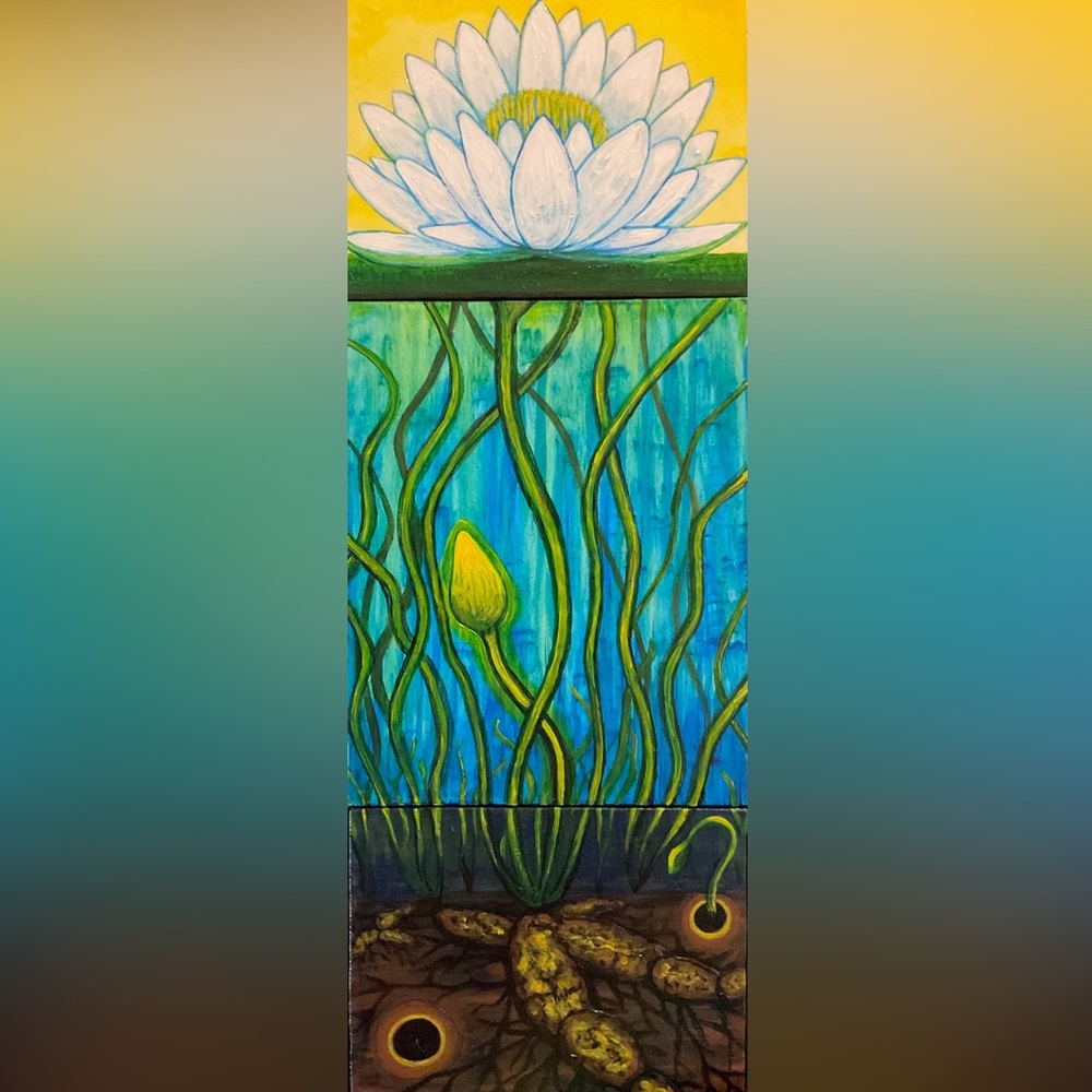 Lotus Triptych SOLD